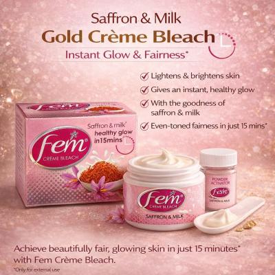 FEM CREME BLEACH SAFFRON &amp;amp; MILK BLEACH